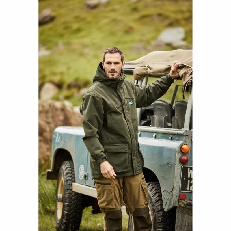 Special Deals Online Steal Todays Offer Ridgeline Torrent Mens Waterproof Jacket - Deep Forest