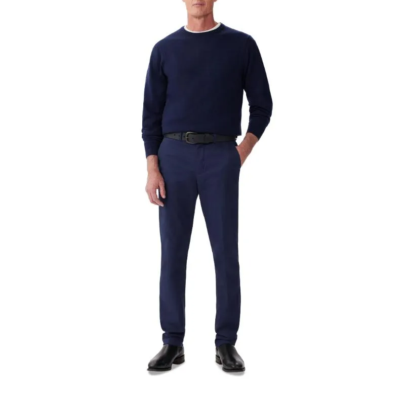 R.M.Williams Berwick Mens Chino Trousers - Navy Special Price Today