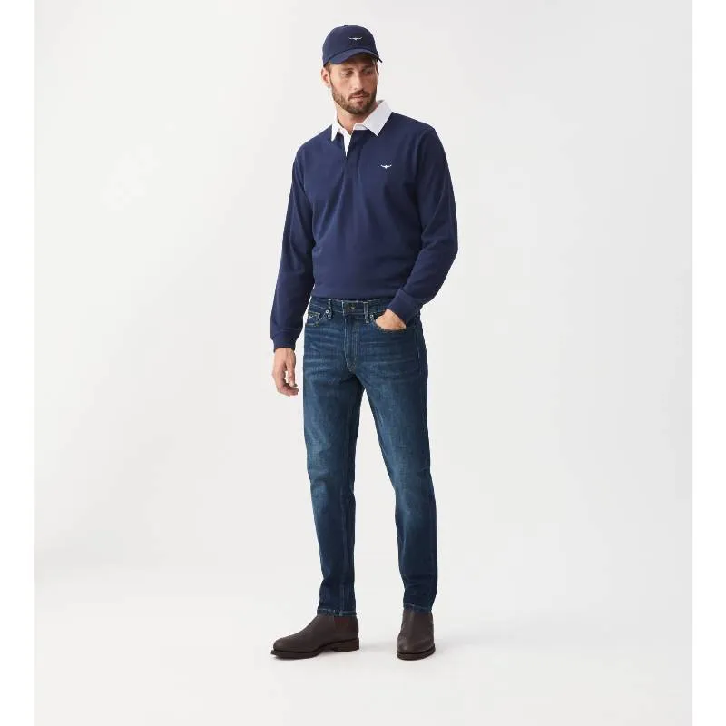 R.M.Williams Loxton Mens Denim Jeans - Med Wash Mega Sale Now Instant Deal Today