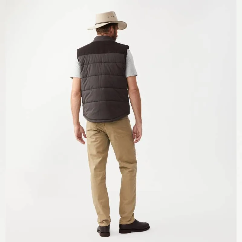 Hot Sale Today Special Surprise Sale R.M.Williams Mens Carnarvon Vest - Chocolate