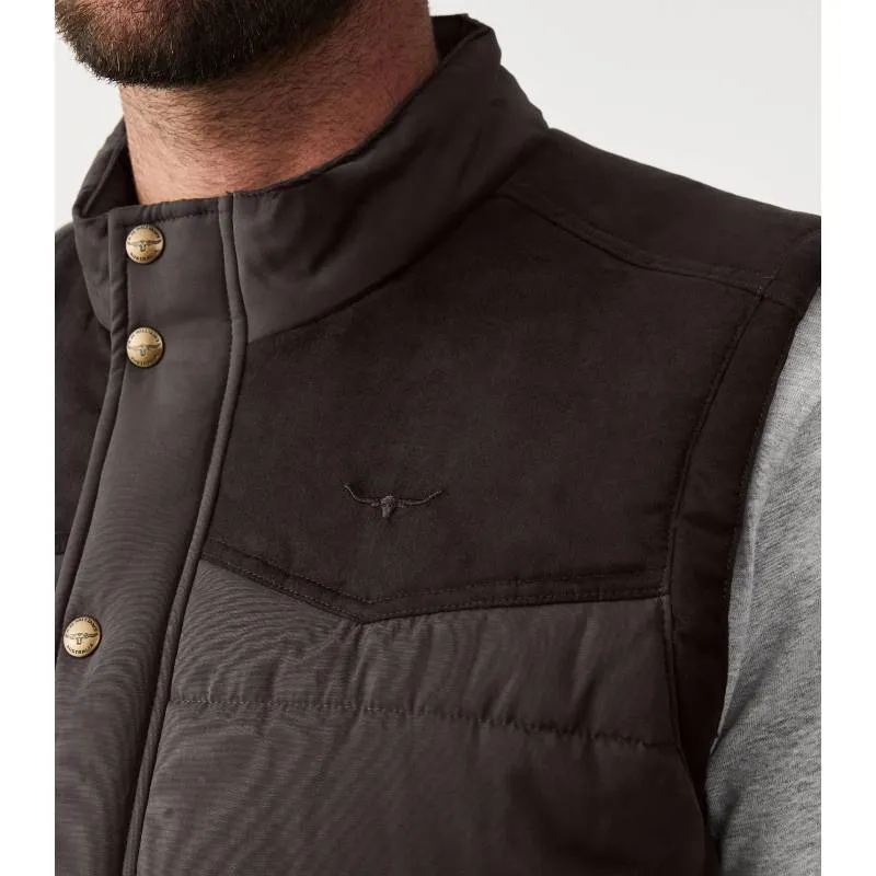 R.M.Williams Mens Carnarvon Vest - Chocolate MustHave Deals Hot Discount Deal