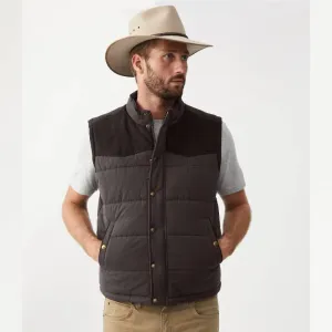 R.M.Williams Mens Carnarvon Vest - Chocolate Grab It Now