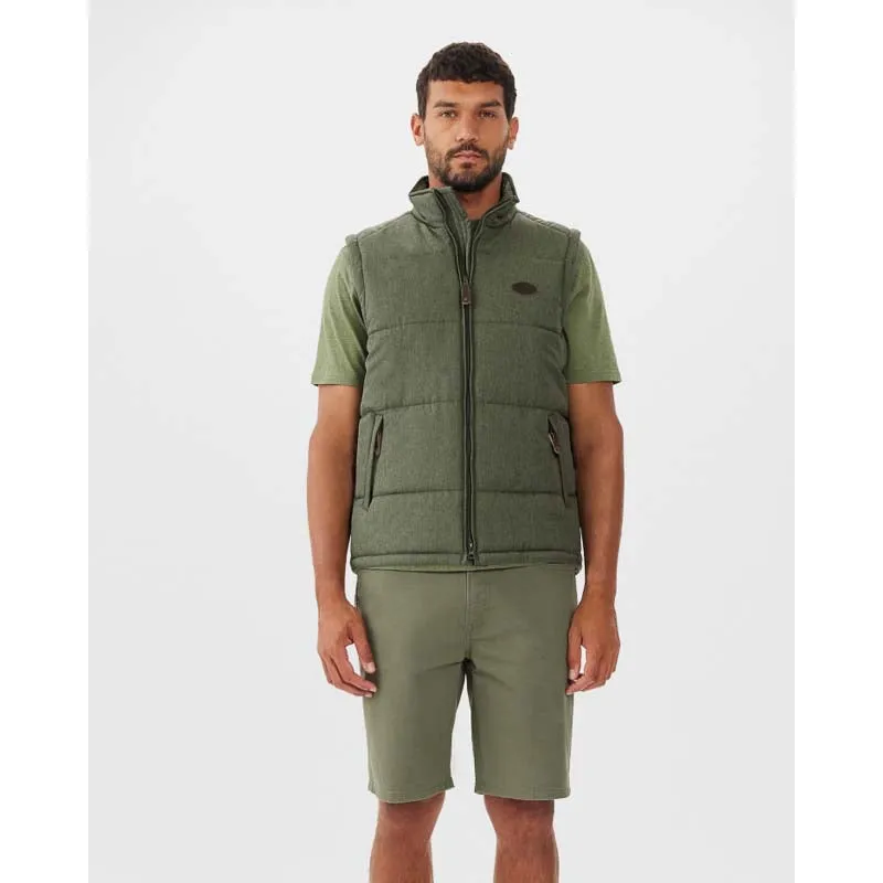 R.M.Williams Patterson Creek Mens Vest - Green Marle Grab Save Today Steal the Deal Now