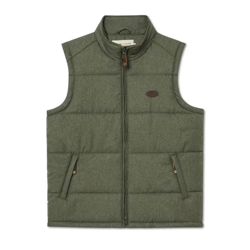 Grab Your Savings Trending Now Discount R.M.Williams Patterson Creek Mens Vest - Green Marle