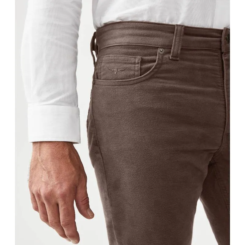 Shop the Savings Hot Offer Ending Soon R.M.Williams Ramco Sueded Moleskin Mens Jeans - Taupe