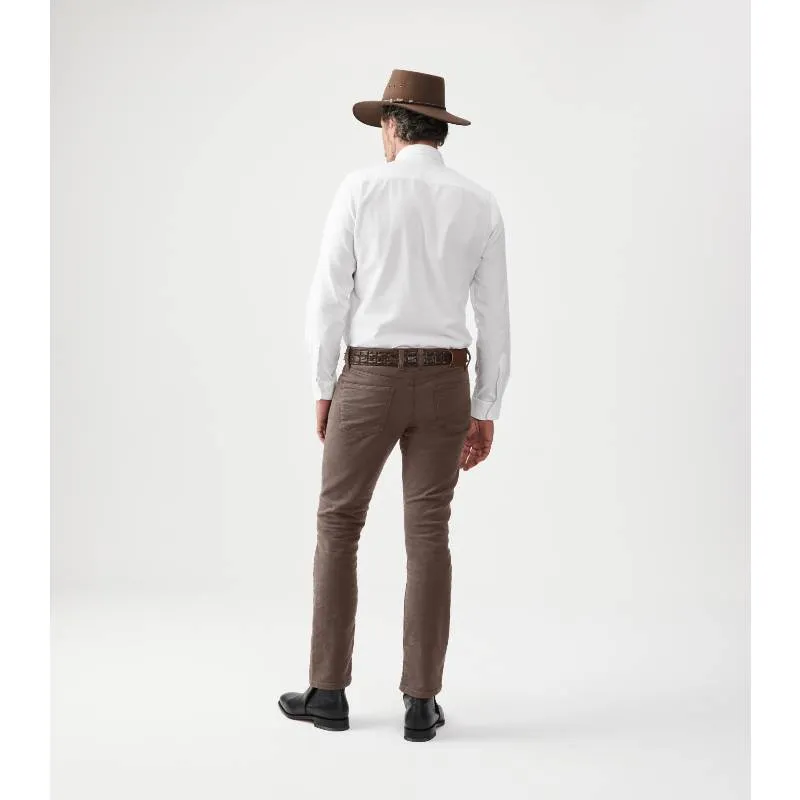 R.M.Williams Ramco Sueded Moleskin Mens Jeans - Taupe Instant Deal Today Today Only Hot Sale