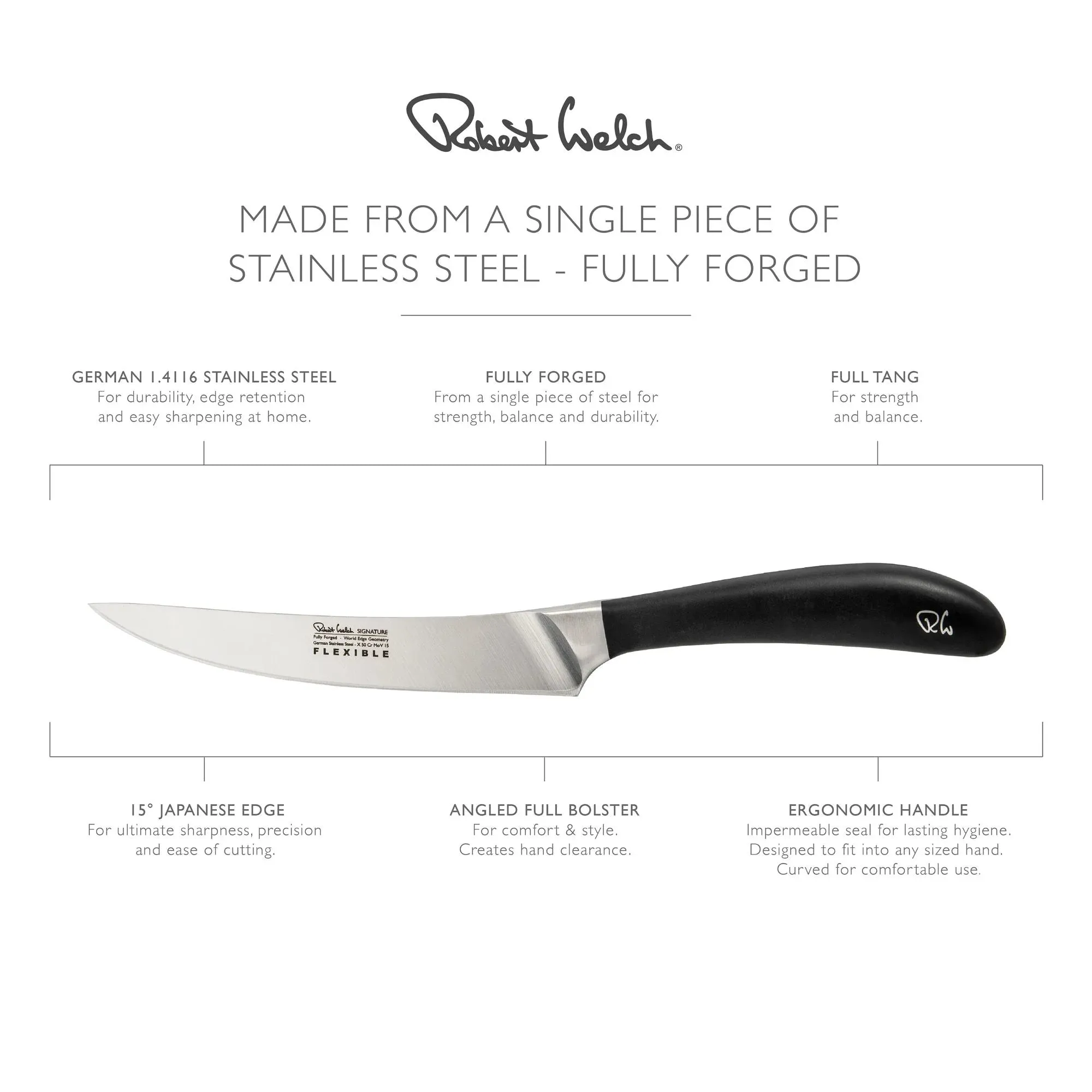 Robert Welch 16cm/6.5" Flexible Utility Knife