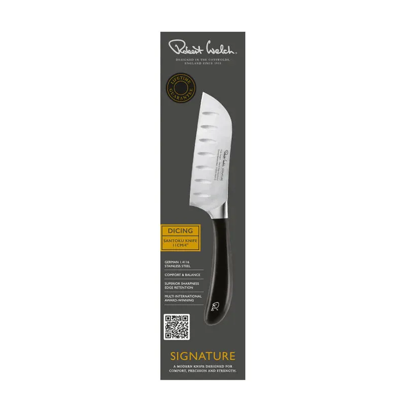 Robert Welch Signature 11cm/4" Fluted Santoku Knife