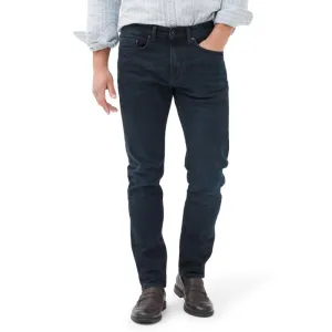 Rodd & Gunn Weston Mens Straight Leg Jeans - Blue Black Instant Savings Deal