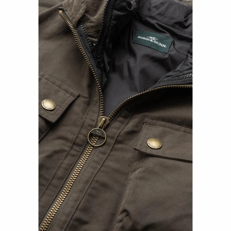 Rodd & Gunn Aberdeen Mens Jacket - Deep Olive Shop the Savings Hot Sale Today