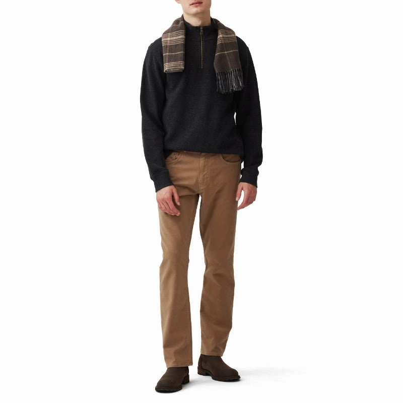 Dont Miss This Deal Price Drop Today Rodd & Gunn Alton Avenue Mens 1/4 Zip Jumper - Asphalt
