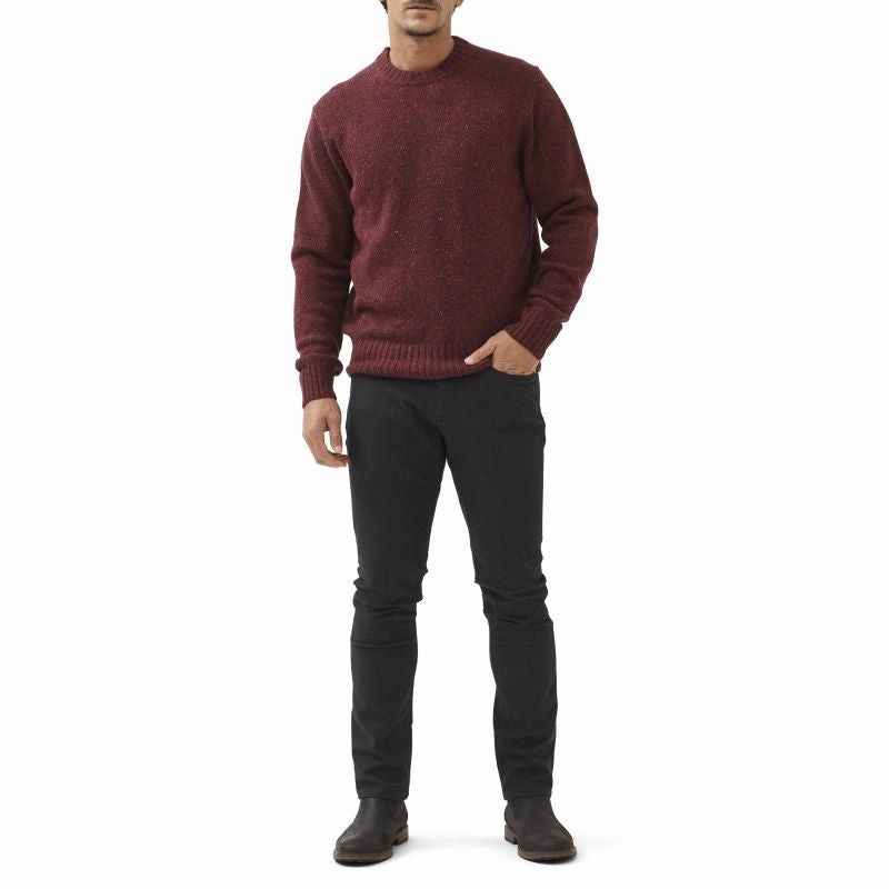 GiftWorthy Sale Flash Offer Today Rodd & Gunn Cox Road Mens Merino Alpaca Jumper - Garnet