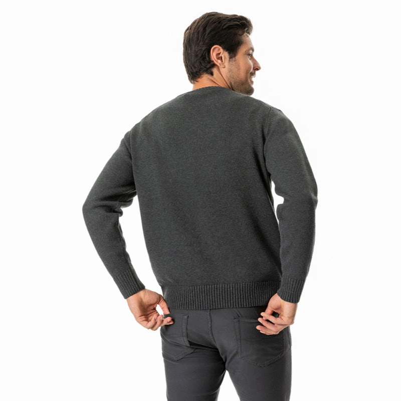 Dont Miss Big Savings Todays Hot Pick Rodd & Gunn Crew Neck Gunn Mens Jumper - Charcoal