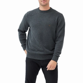Clearance Sale Now Rodd & Gunn Crew Neck Gunn Mens Jumper - Charcoal