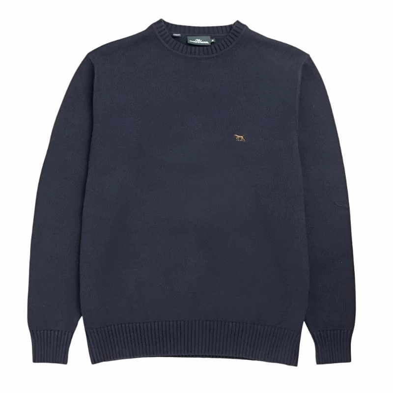Rodd & Gunn Crew Neck Gunn Mens Jumper - Sapphire Trending Hot Deal