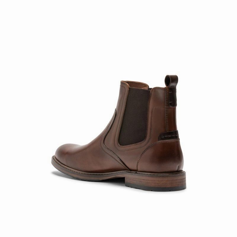 Grab the Deal Now Steal the Deal Now Rodd & Gunn Dargaville Leather Mens Chelsea Boot - Amaretto