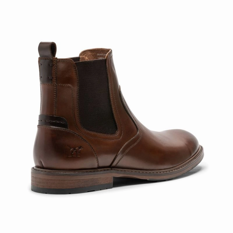 Rodd & Gunn Dargaville Leather Mens Chelsea Boot - Amaretto Clearance Blowout