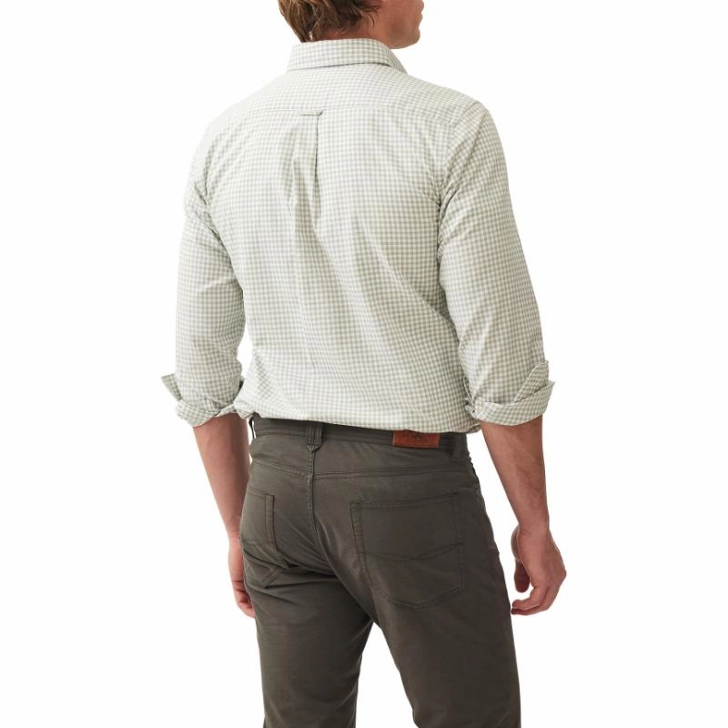 Rodd & Gunn Gunn Check Oxford Mens Sports Fit Shirt - Dusty Grab Your Hot Pick Special Steal Event