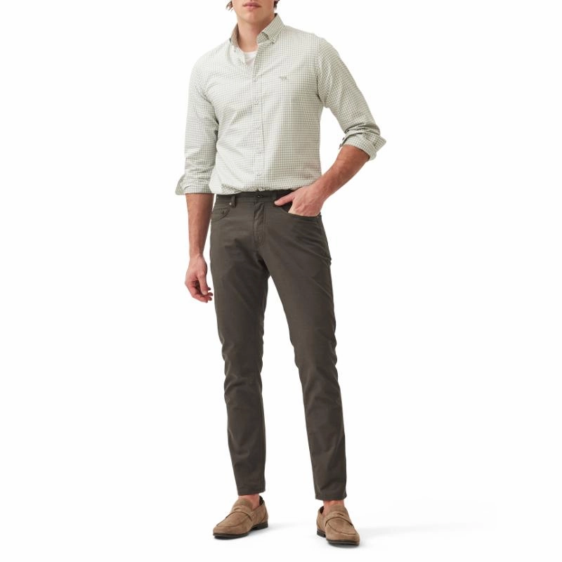 Flash Sale Alert Rodd & Gunn Gunn Check Oxford Mens Sports Fit Shirt - Dusty
