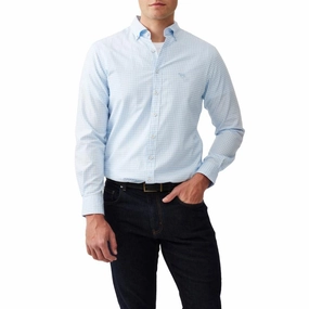 Clearance Savings Now MustHave Steals Rodd & Gunn Gunn Check Oxford Mens Sports Fit Shirt - Malibu