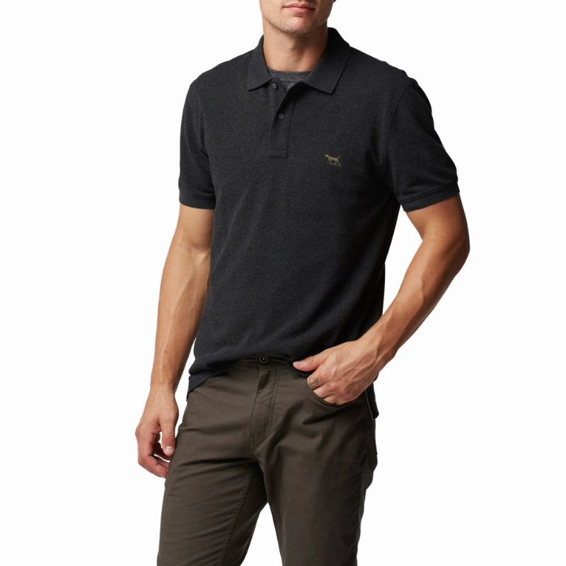 Rodd & Gunn Gunn Mens Polo Shirt - Charcoal Today Only Hot Sale