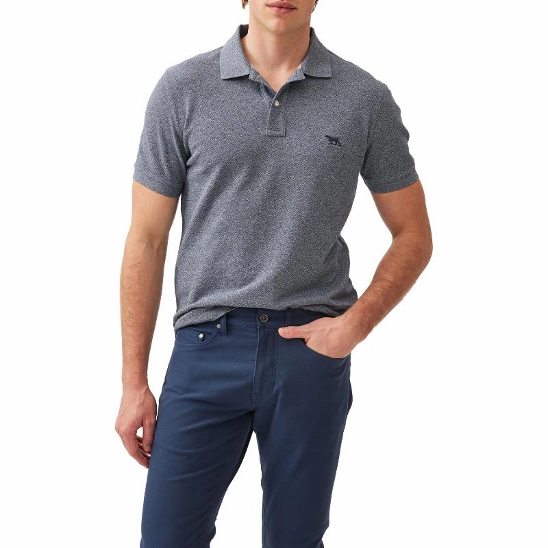Flash Sale Now Trending Offer Today Rodd & Gunn Gunn Mens Polo Shirt - Denim
