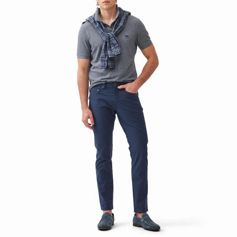 Rodd & Gunn Gunn Mens Polo Shirt - Denim Price Drop Frenzy
