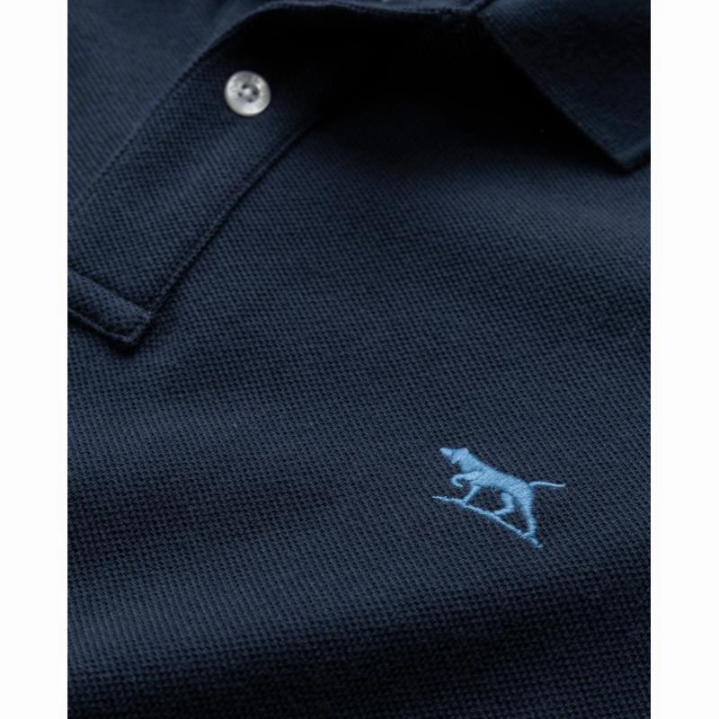 Save Today Only Rodd & Gunn Gunn Mens Polo Shirt - Eclipse