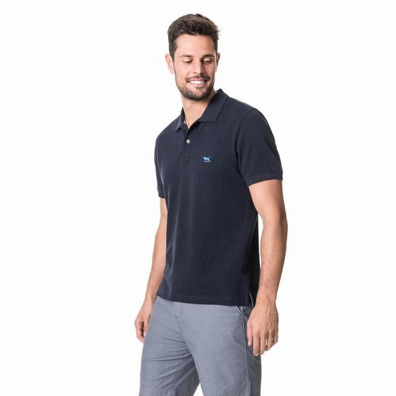 Rodd & Gunn Gunn Mens Polo Shirt - Navy Special Savings Today