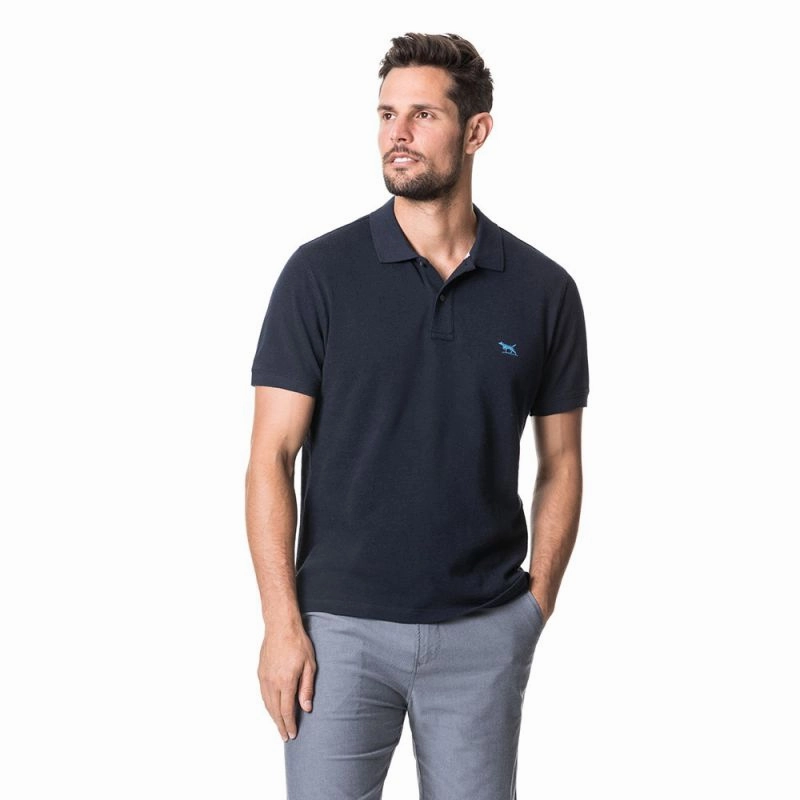 Todays Hot Savings Dont Miss This Steal Rodd & Gunn Gunn Mens Polo Shirt - Navy
