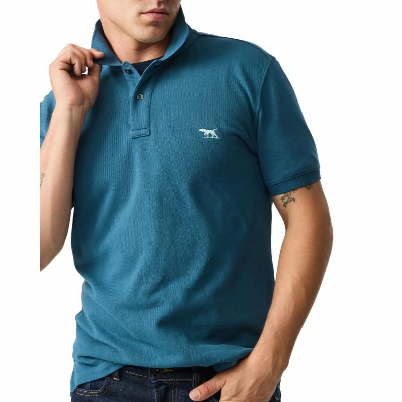 Clearance Savings Now Instant Savings Inside Rodd & Gunn Gunn Mens Polo Shirt - Teal