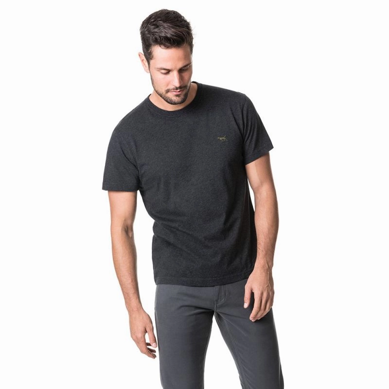 Limited Time Offer Rodd & Gunn Gunn Mens T-Shirt - Charcoal