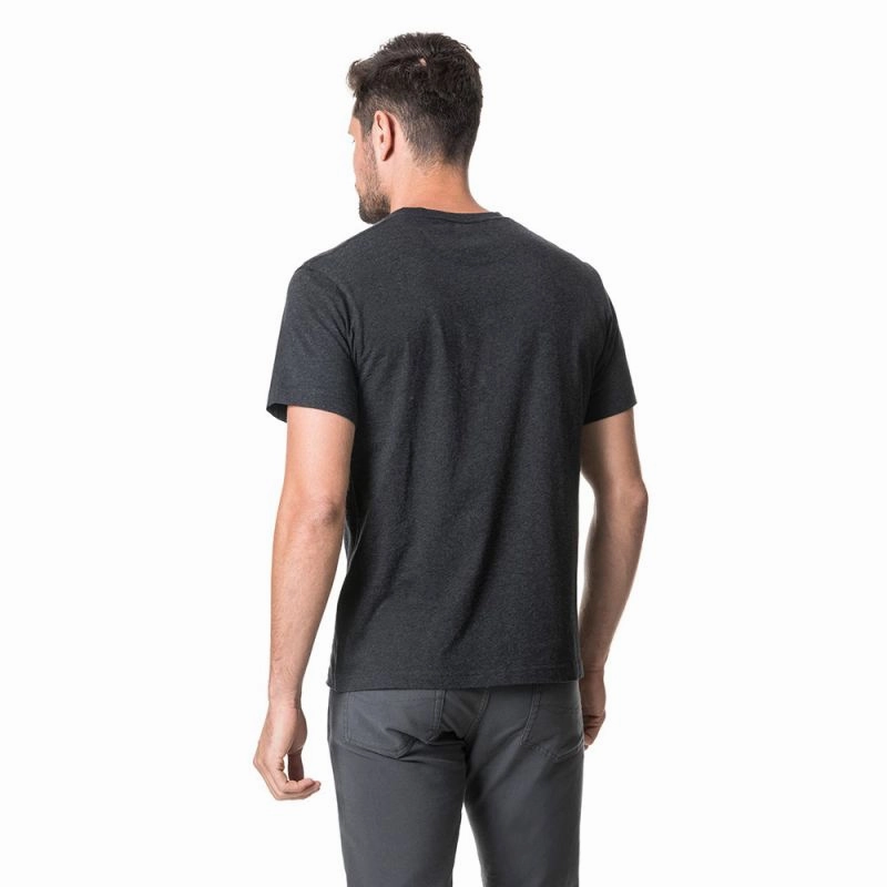 Rodd & Gunn Gunn Mens T-Shirt - Charcoal Hot Offer Ending Soon