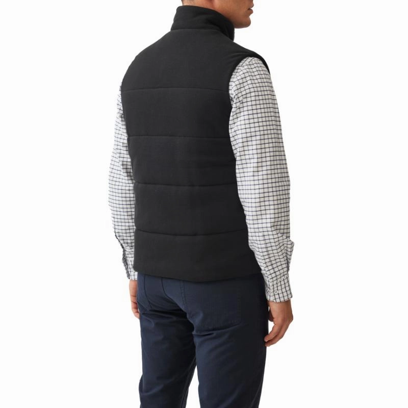 Rodd & Gunn Lake Ferry Mens Gilet - Onyx Save More Now