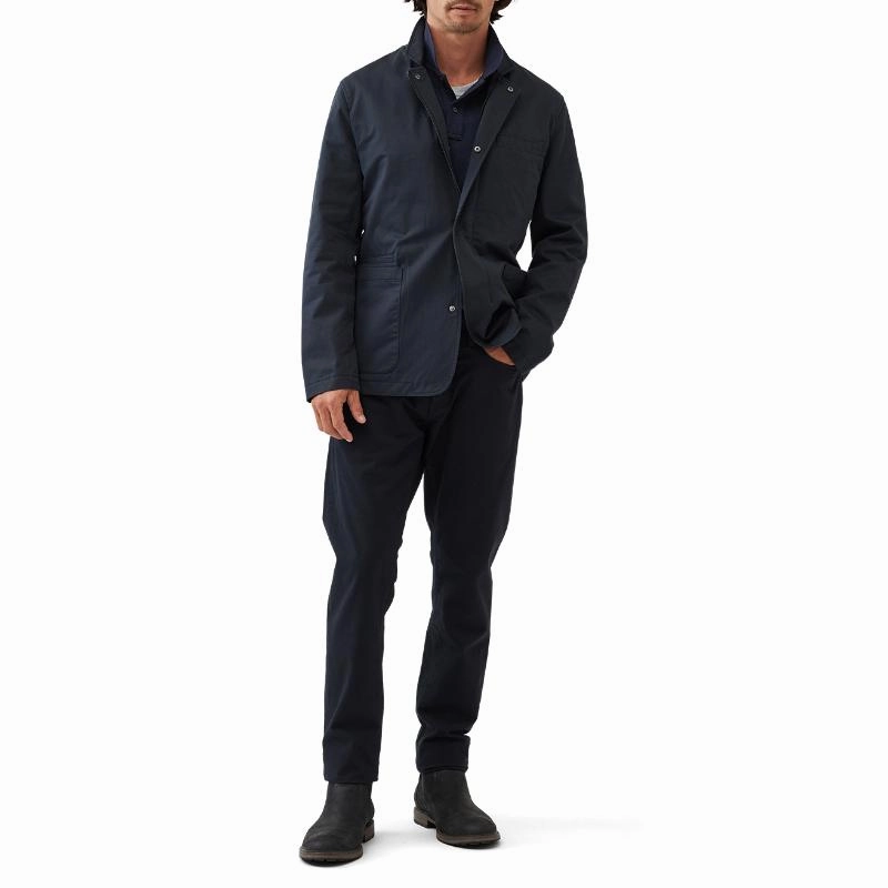 Rodd & Gunn Mayfair Mens Traveller Blazer - Midnight Weekend Flash Offer Shop Grab Savings