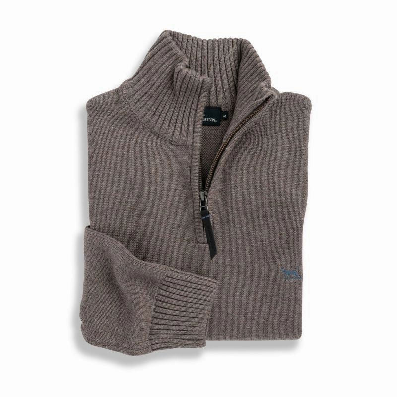 Rodd & Gunn Merrick Bay Mens 1/4 Zip Jumper - Almond Grab It Now