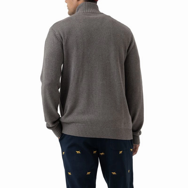 Rodd & Gunn Merrick Bay Mens 1/4 Zip Jumper - Almond Steal the Deal Now