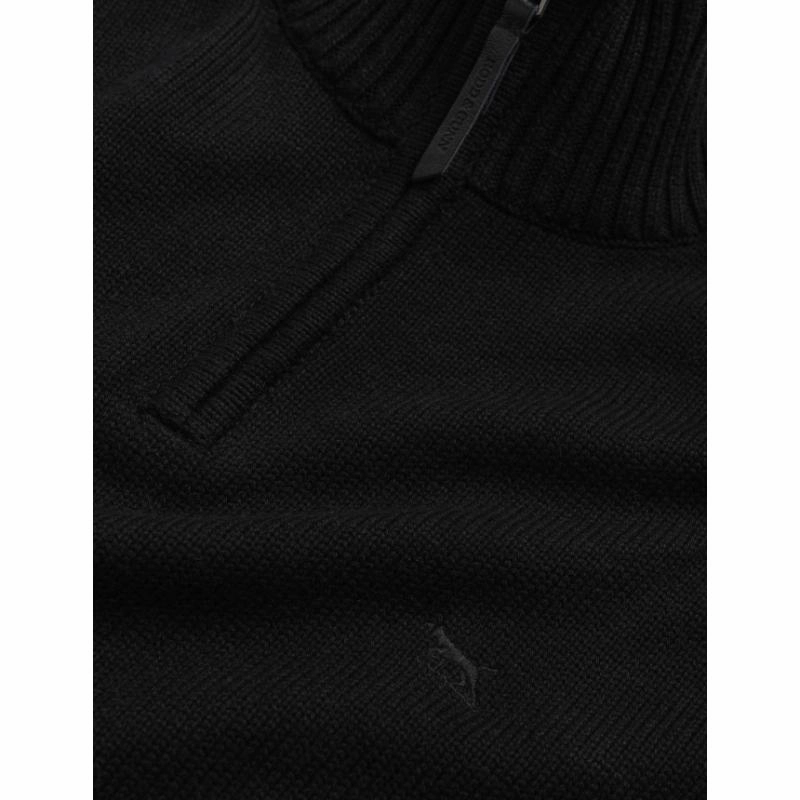 Rodd & Gunn Merrick Bay Mens 1/4 Zip Jumper - Coal Flash Deal Today