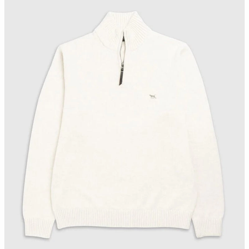 Mega Hot Offer Rodd & Gunn Merrick Bay Mens 1/4 Zip Jumper - Oat