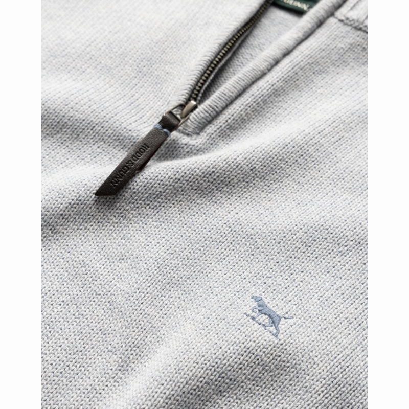 Hot Item Clearance Rodd & Gunn Merrick Bay Mens 1/4 Zip Jumper - Sky