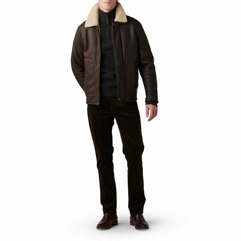 Daily Hot Deal Rodd & Gunn Robbies Road Mens 1/4 Zip Jumper - Jungle