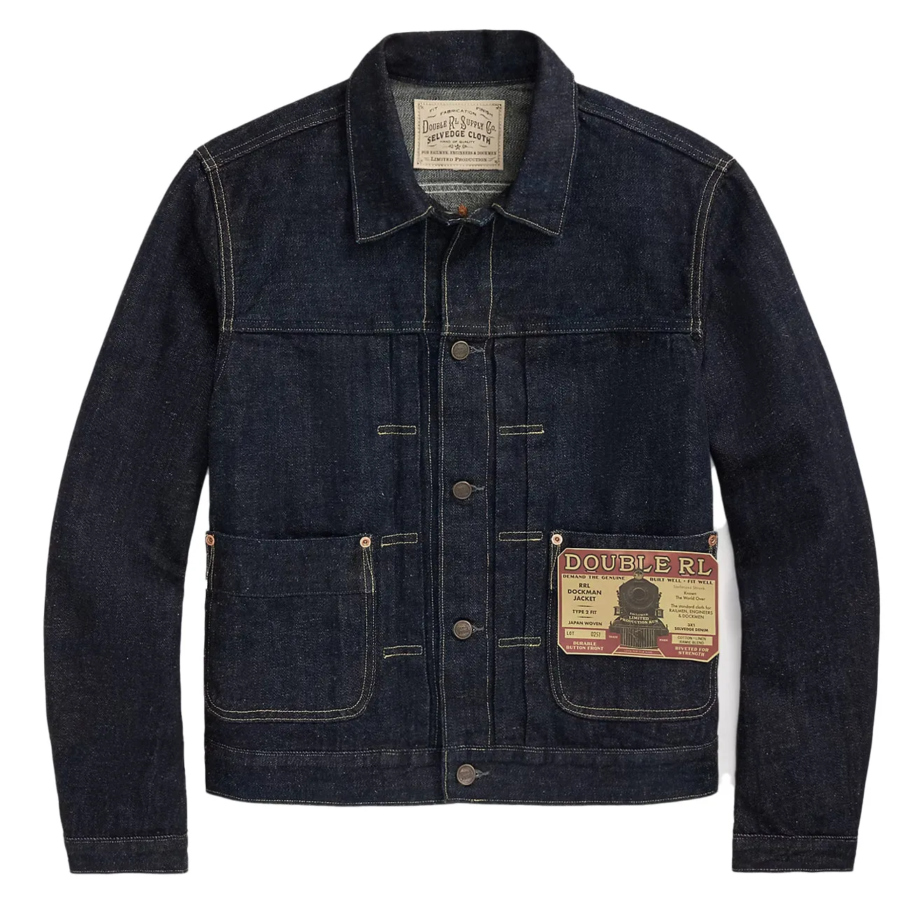 New Arrival Discount Todays Steal Rrl By Ralph Lauren Dockman Unlined Trucker Jacket Rinse