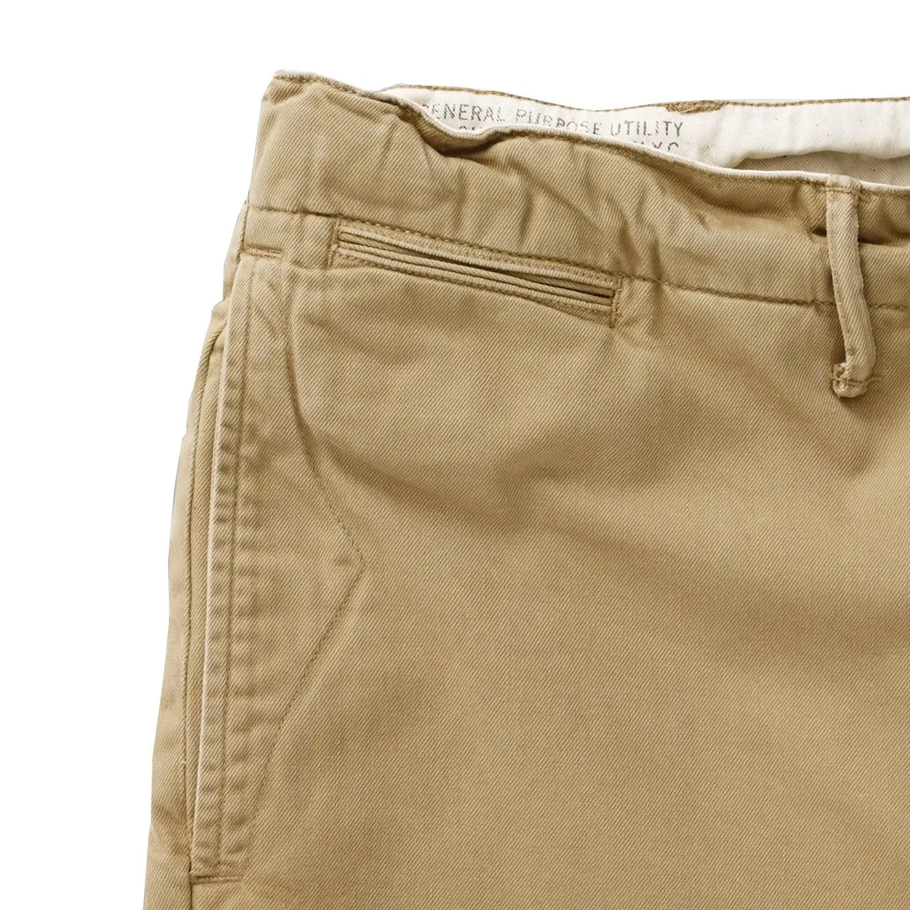 Rrl By Ralph Lauren Officers Flat Pant Chino New Military Khaki Best Price Today