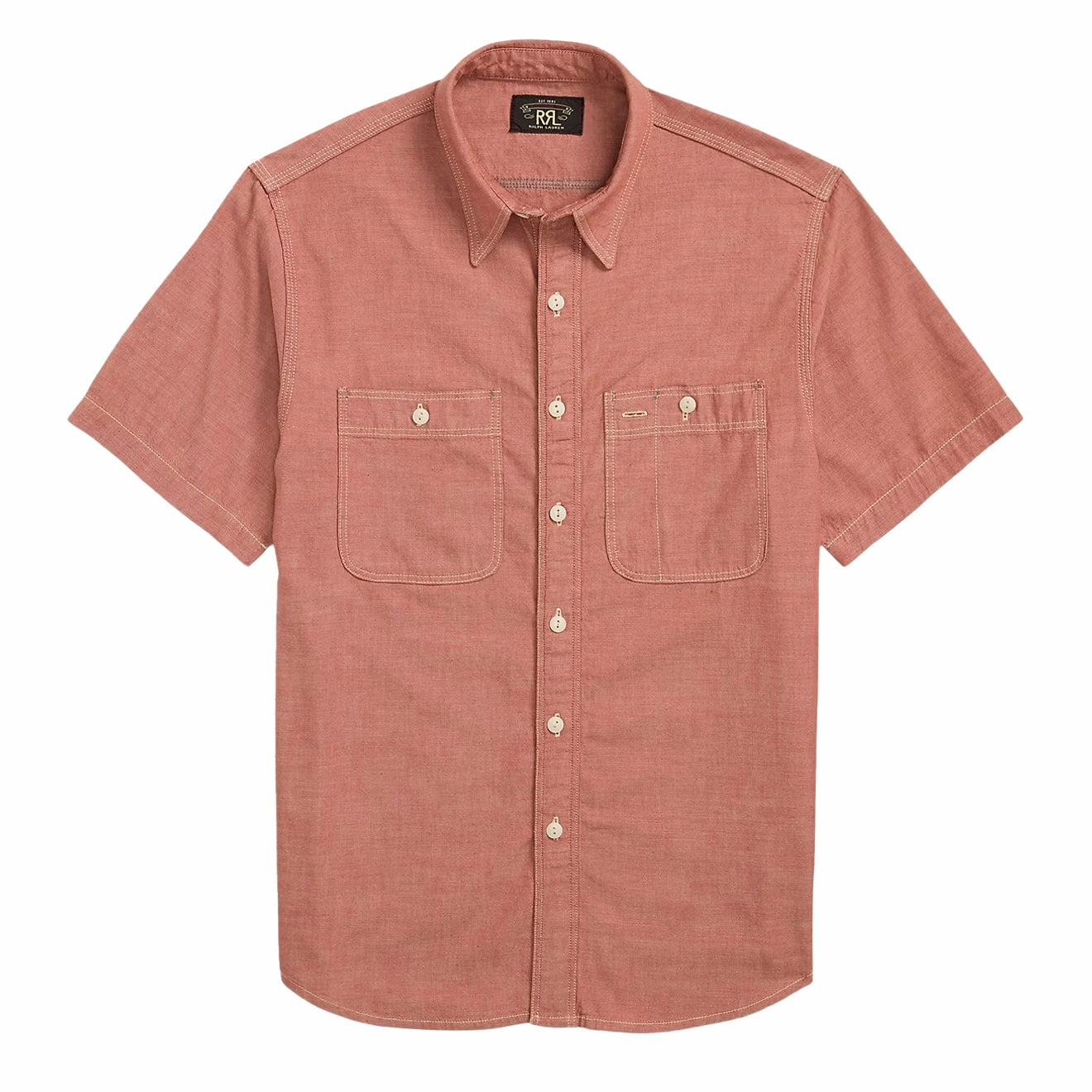 Rrl By Ralph Lauren Craftsman S/S Short Sleeve Sport Shirt Red Hot Sale Today Hot Offer Event