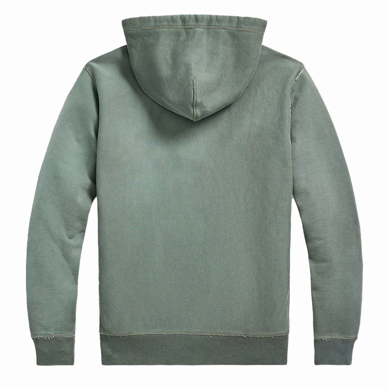 Hot Sale Frenzy Rrl By Ralph Lauren Garment-Dyed Fleece Hoodie Collegiate Green