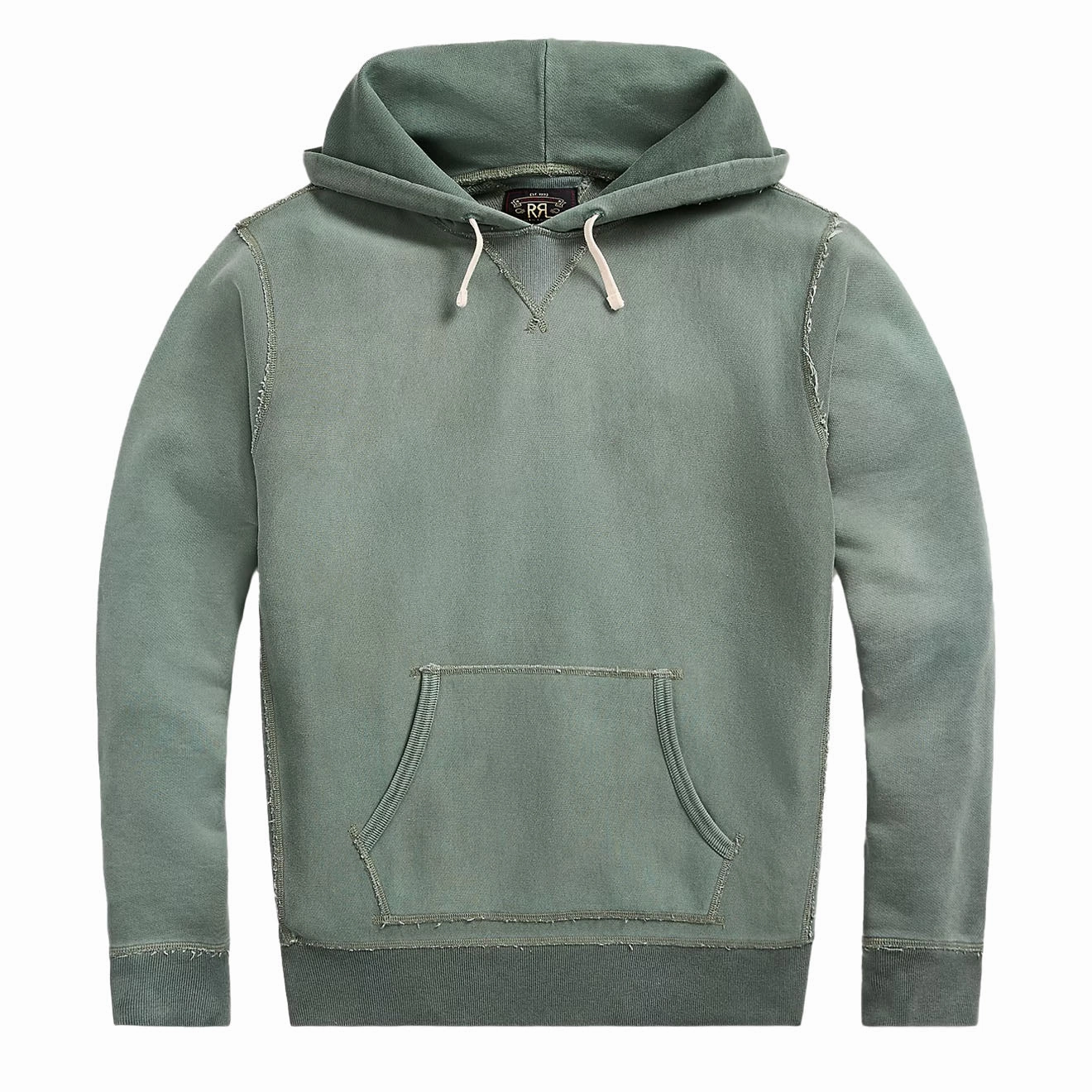 Hot Offer Ending Soon Rrl By Ralph Lauren Garment-Dyed Fleece Hoodie Collegiate Green