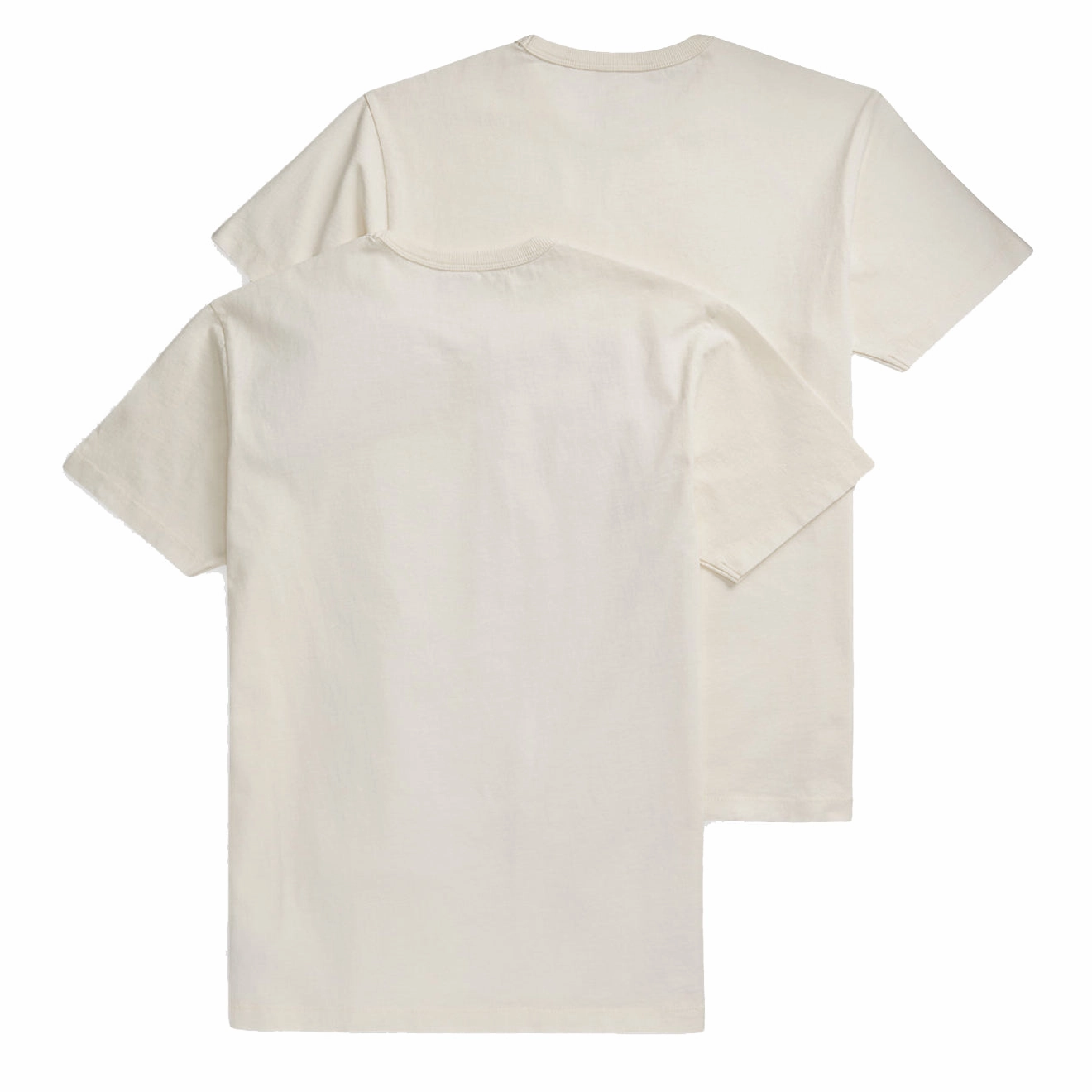 Rrl By Ralph Lauren Garment-Dyed Pocket T-Shirt Two-Pack Warm White Shop the Savings Dont Wait Save Today