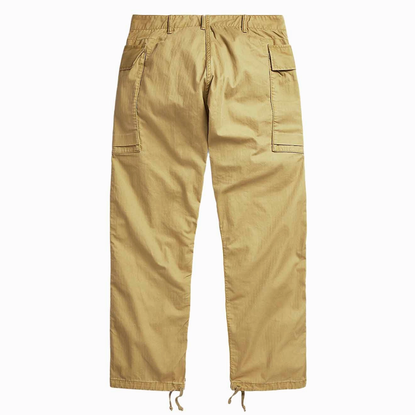 Shop Grab Now Rrl By Ralph Lauren Herringbone Twill Cargo Trouser Khaki