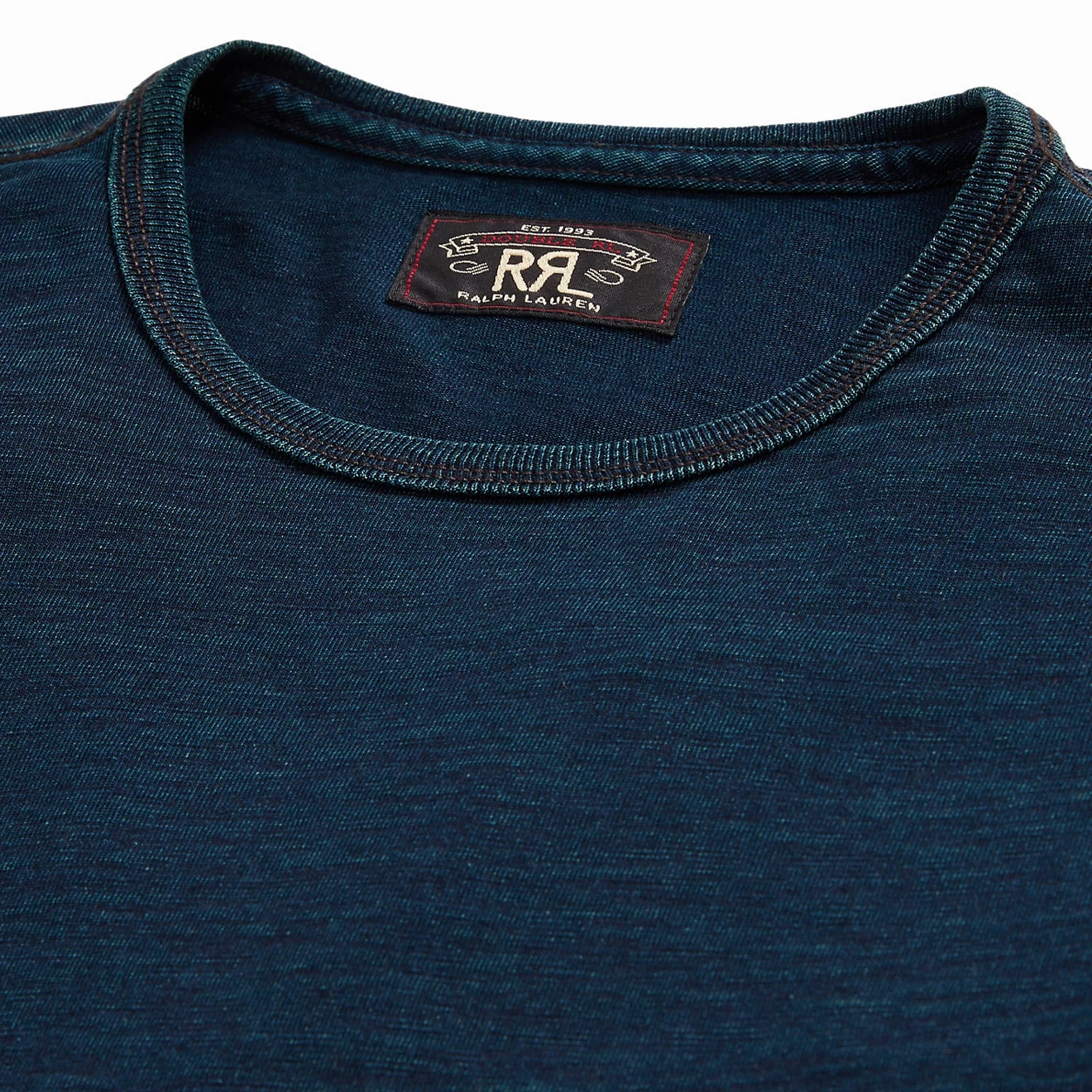 Best Seller Deal Special Steal Event Rrl By Ralph Lauren Indigo Jersey Long-Sleeve T-Shirt Indigo