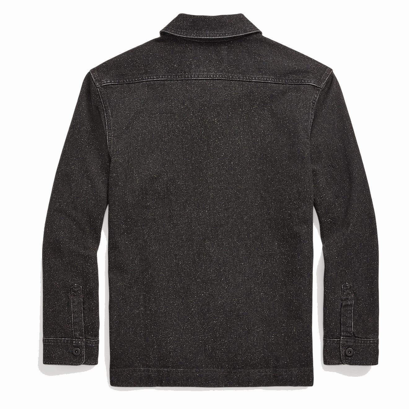 Shop Today Save Rrl By Ralph Lauren Jaspe Denim Shirt Jacket Black